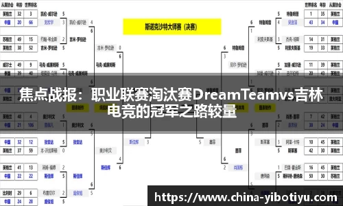 焦点战报：职业联赛淘汰赛DreamTeamvs吉林电竞的冠军之路较量